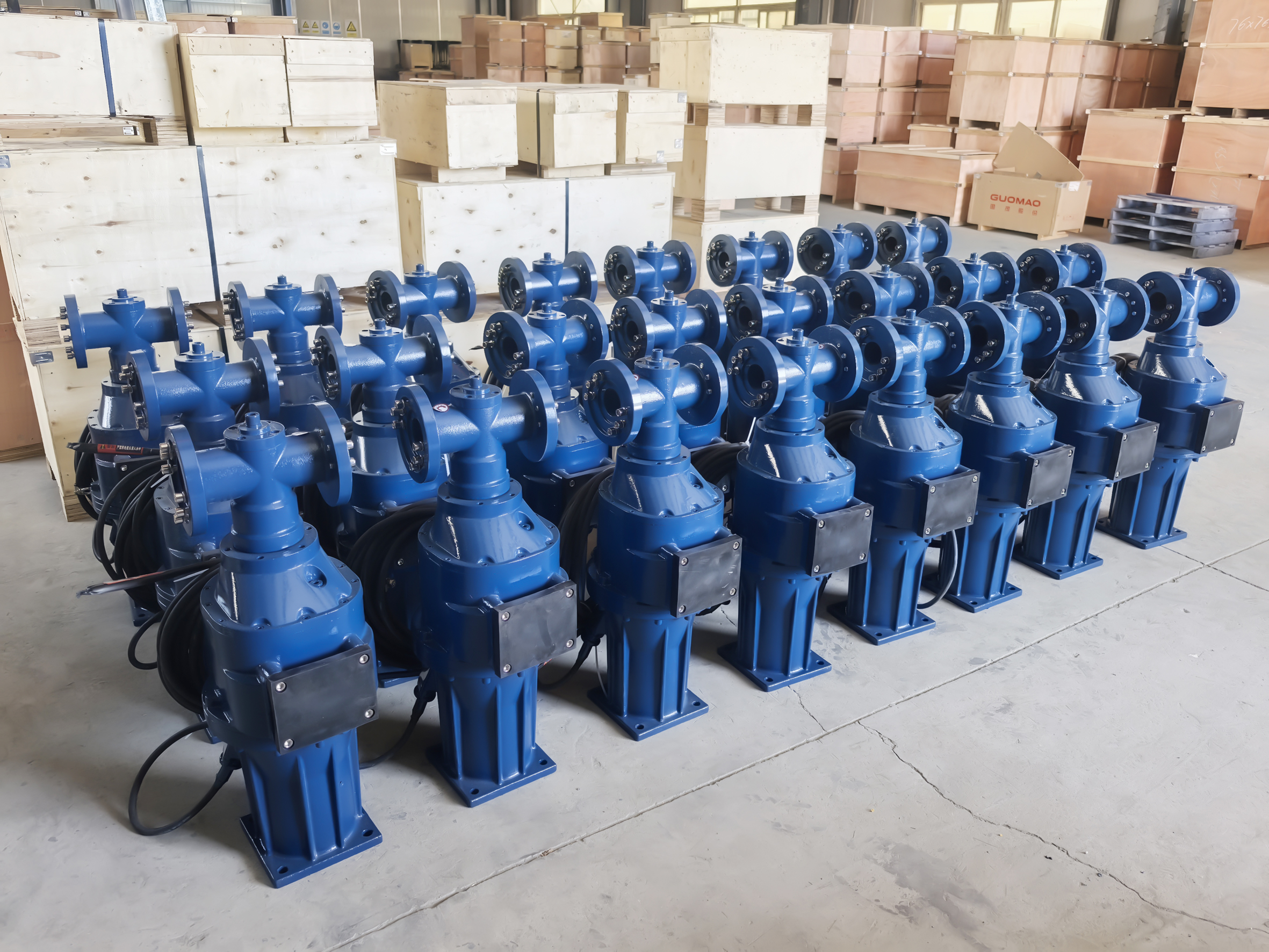 攜手安徽客戶，南京藍(lán)寶石潛水推流器助力污水處理項(xiàng)目高效運(yùn)行